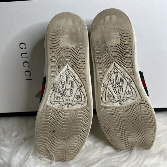 💯Authentic Gucci Sneakers with Cherryline,Size 35.5 🍀 - Picture 11 of 16